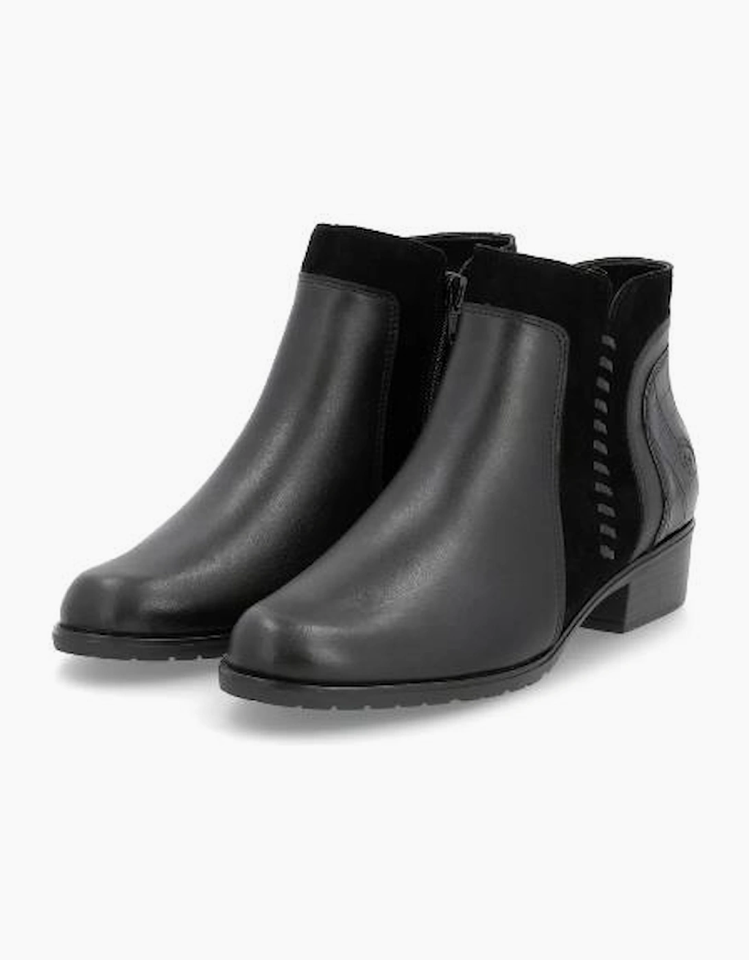 Remonte ladies boot D6893-02 in Black