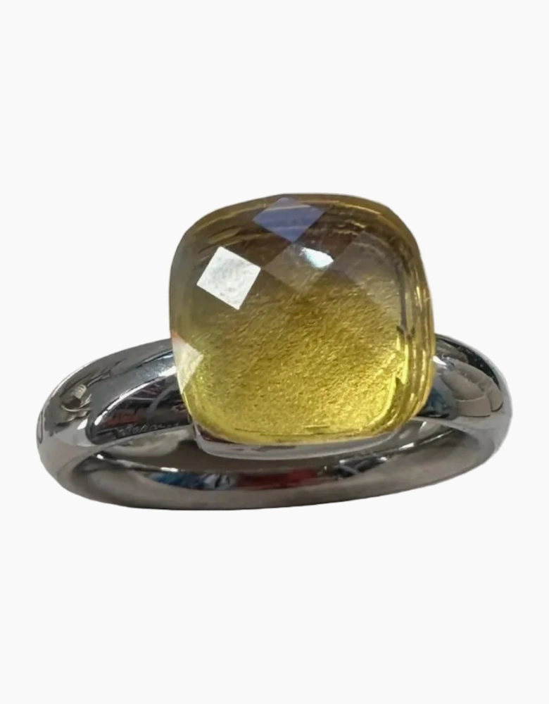 Qudo Firenze Golden Yello Ring Size 54