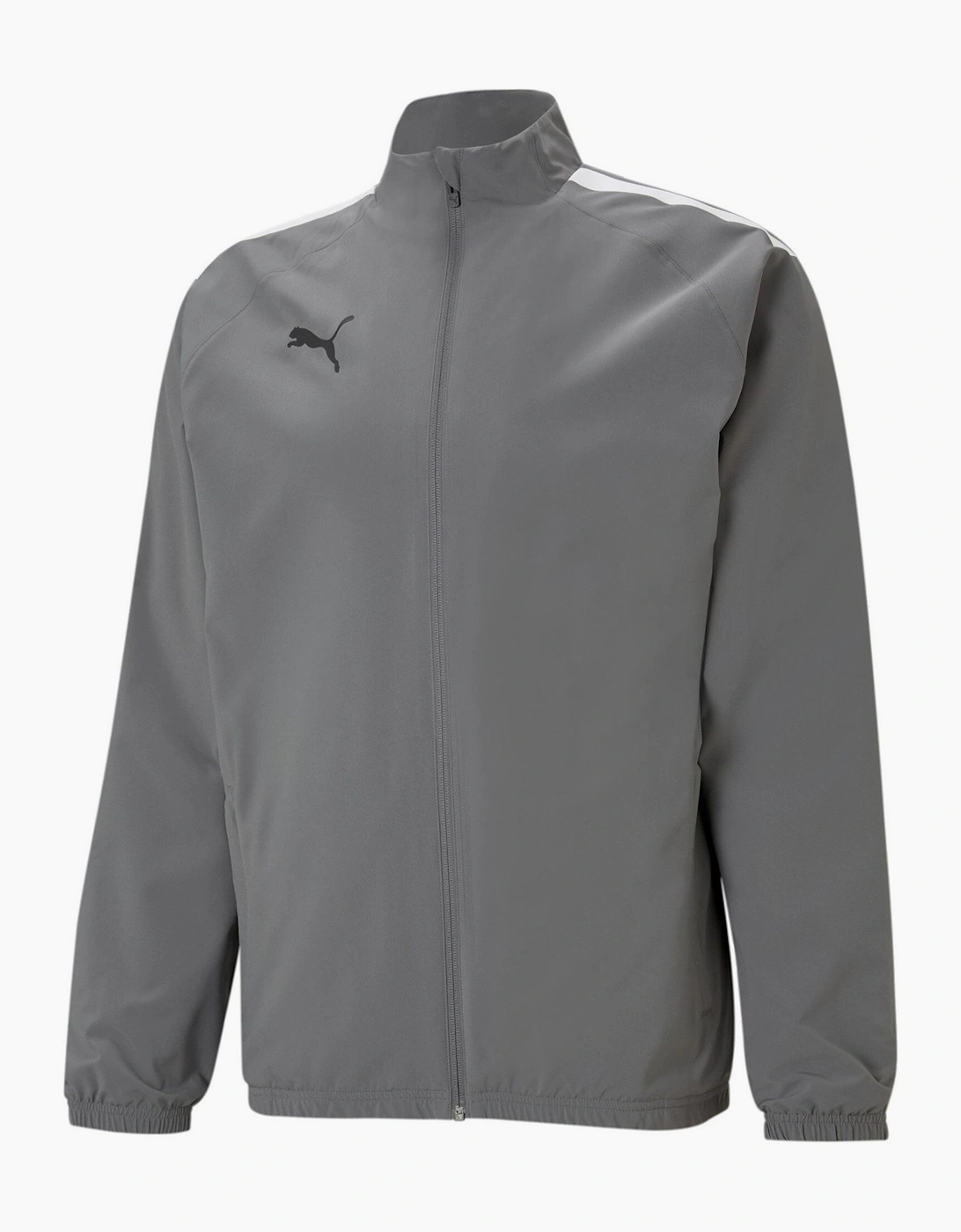 Puma Men's Grey Teamliga Sideline Jacket Tracksuit Top - Size 44/Regular