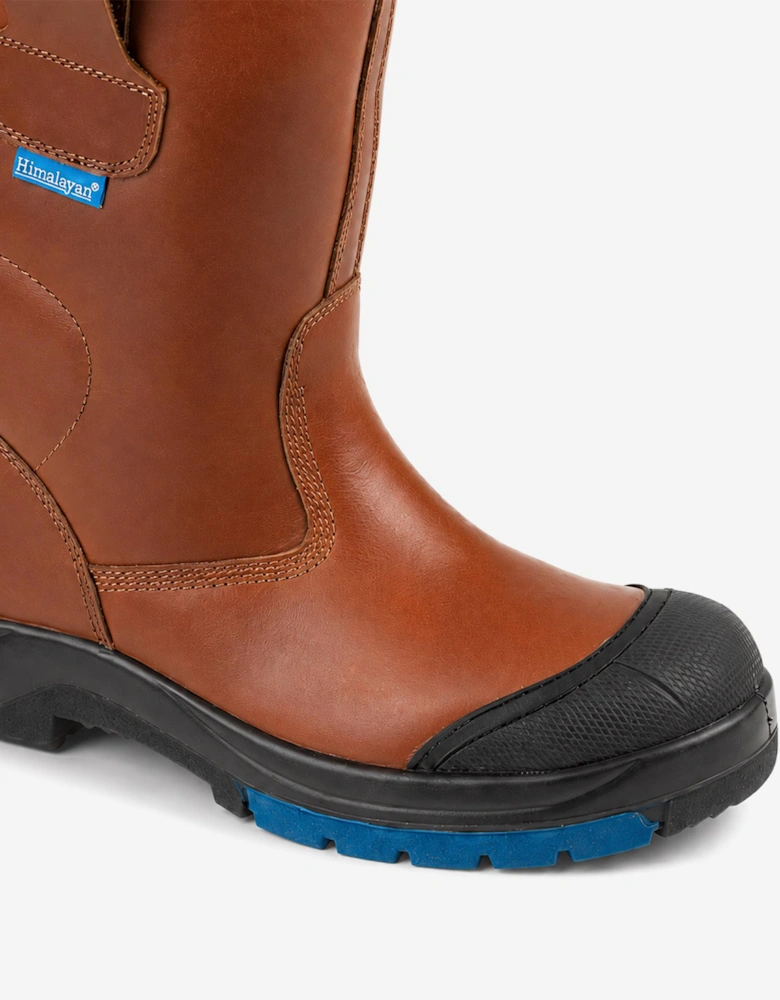 Himalayan 9105 HyGrip Unisex Steel Toe Safety Rigger Boots Brown