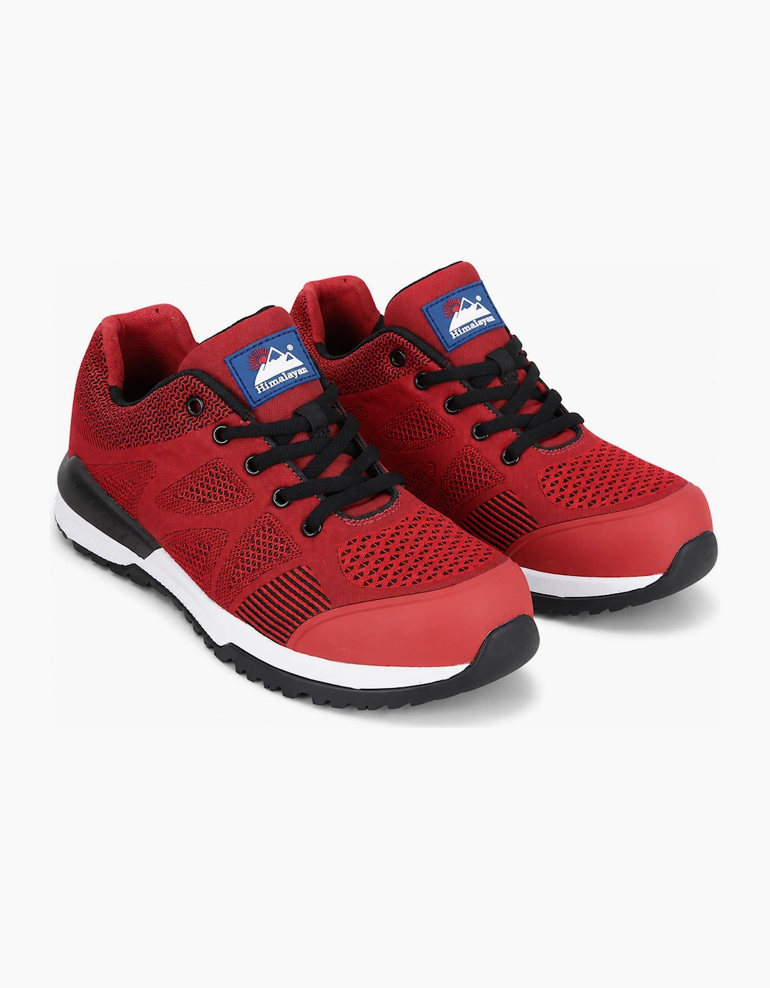 Himalayan Bounce Unisex Adults Safety Trainers Red