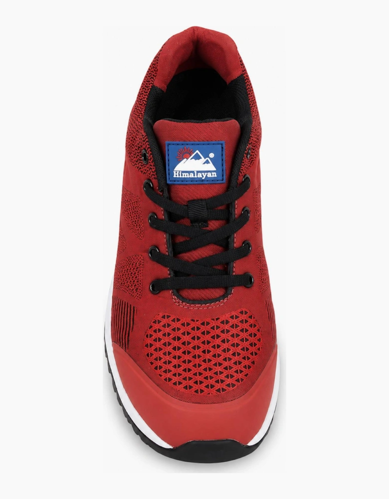 Himalayan Bounce Unisex Adults Safety Trainers Red