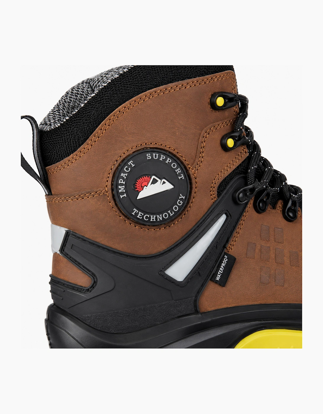 Himalayan 5802 Vibram Zipper Unisex Composite Toe Safety Boots Brown