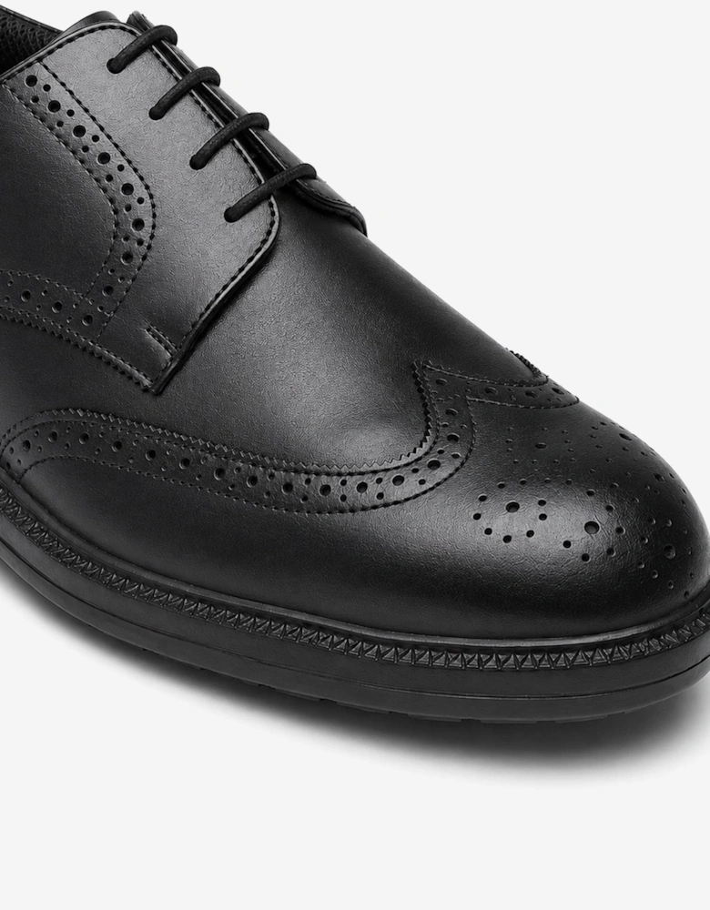 Himalayan 912CBK Mens Brogue Shoes Black