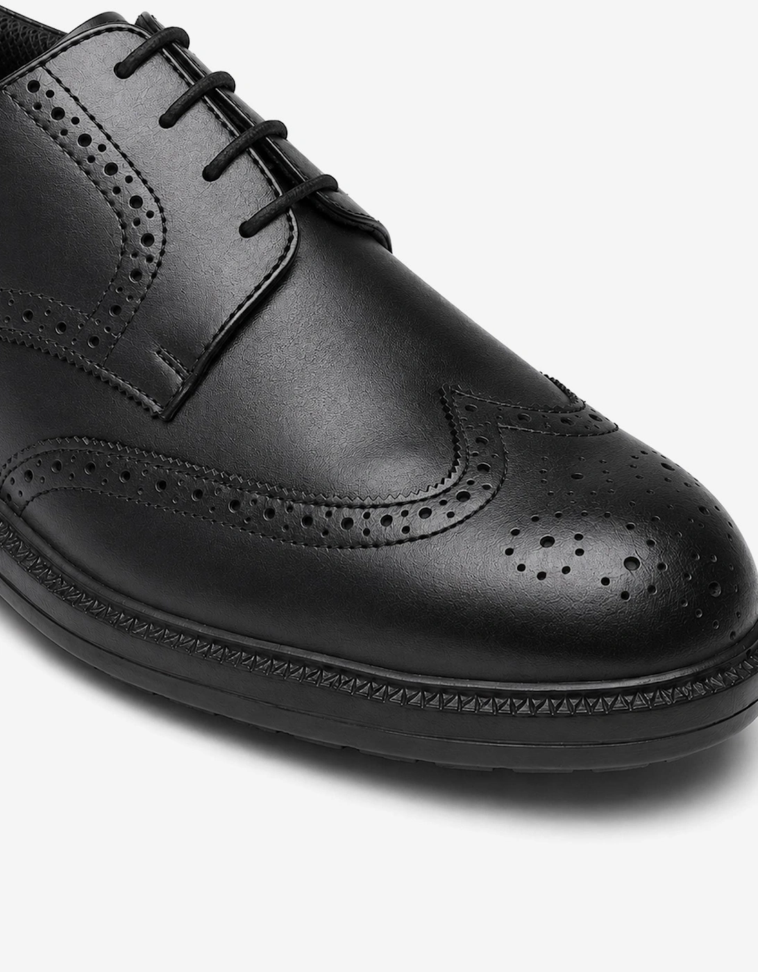 Himalayan 912CBK Mens Brogue Shoes Black