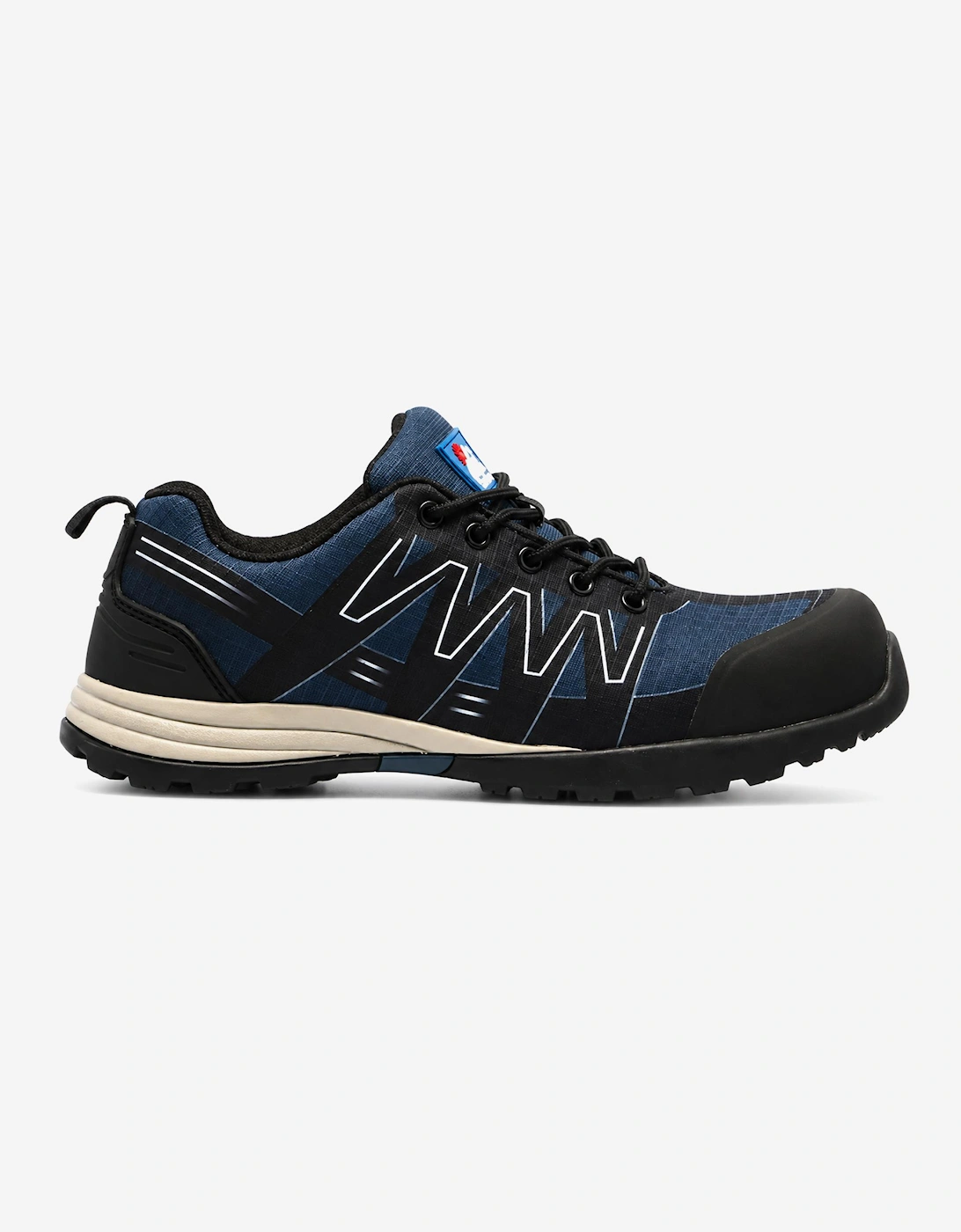 Himalayan 4300 Mens Safety Shoes Black/Blue, 7 of 6