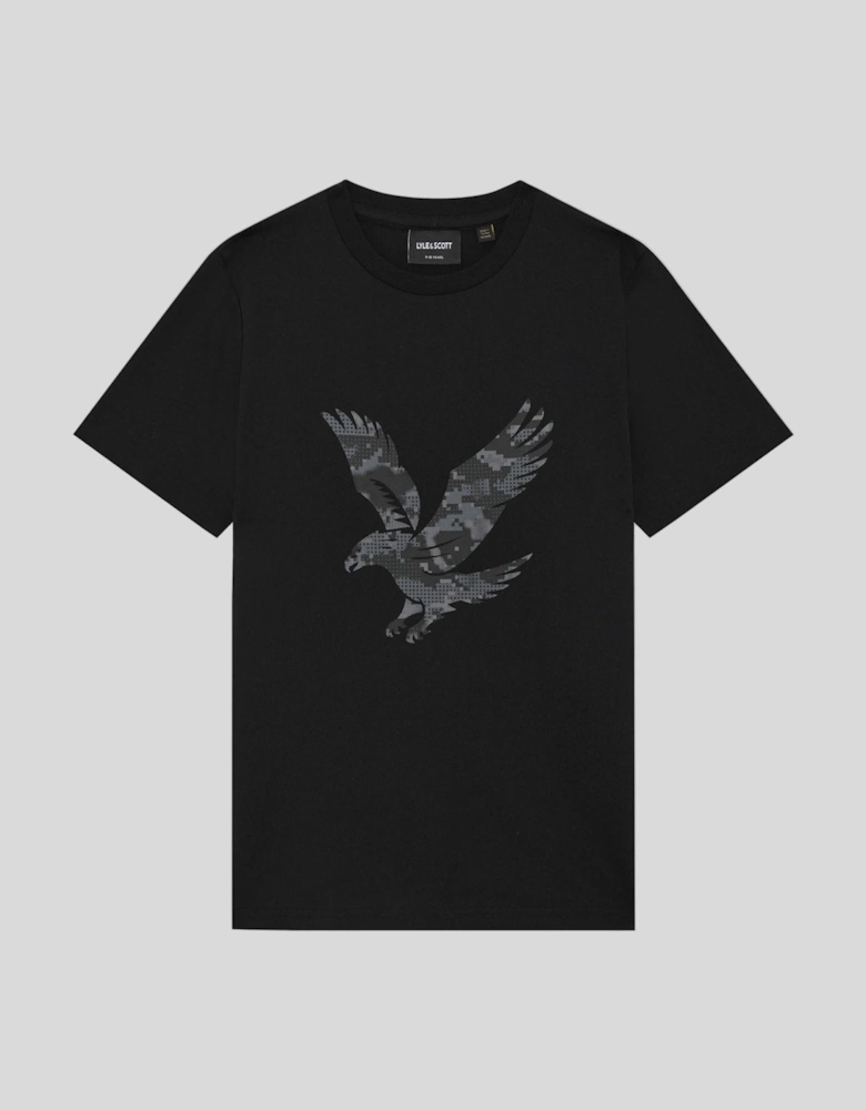 Pixelated Eagle Graphic T-shirt