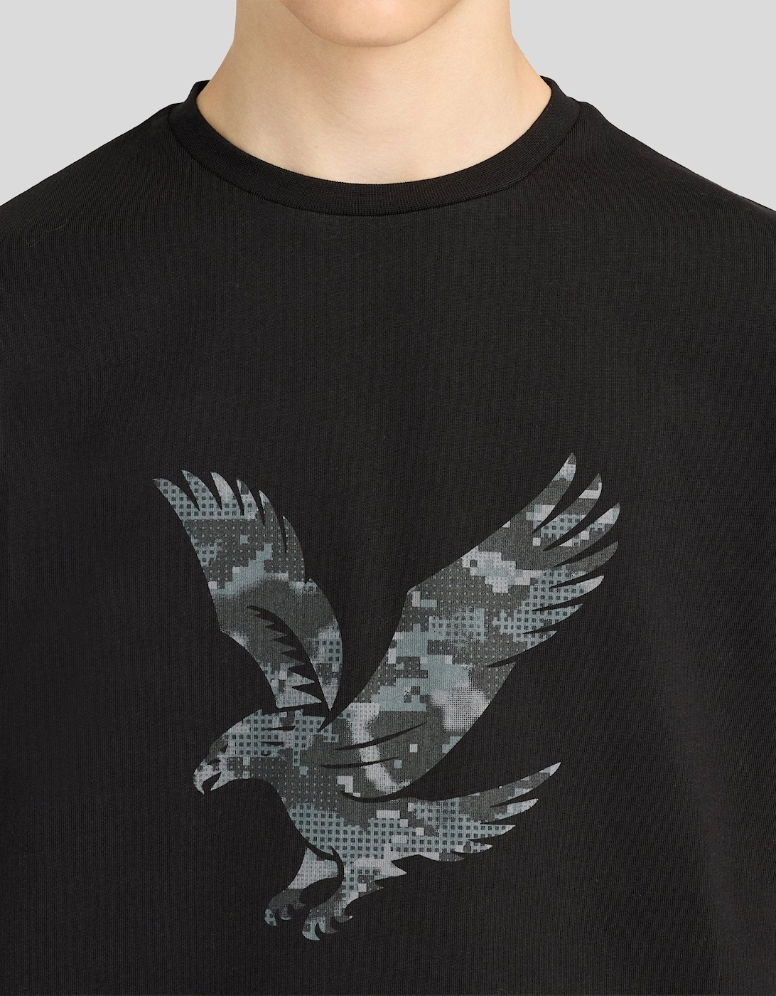 Pixelated Eagle Graphic T-shirt