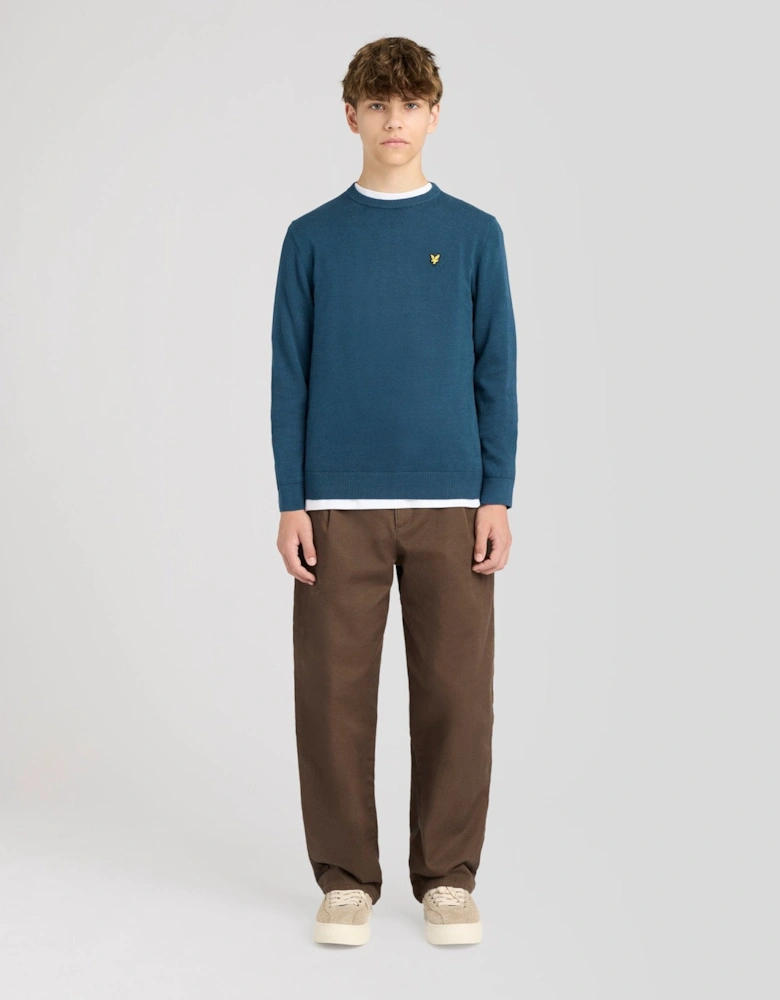 Cotton Crew Neck Jumper
