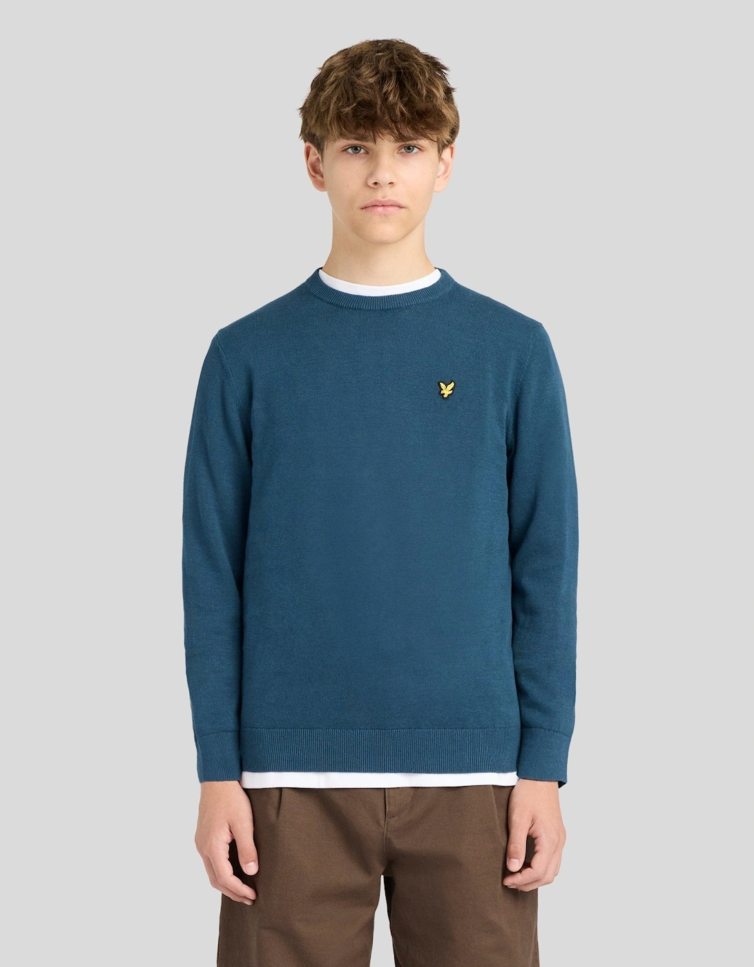 Cotton Crew Neck Jumper