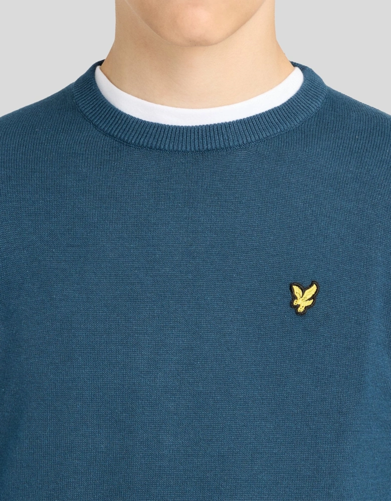 Cotton Crew Neck Jumper