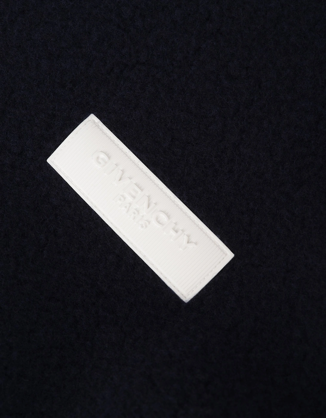 Drop Shoulder Wool Jacket Blue