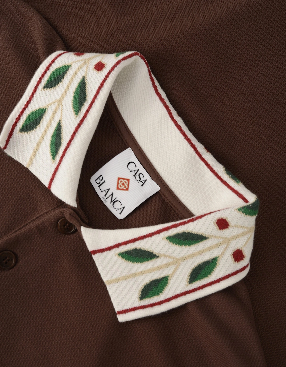 Laurel Piquet Polo Brown