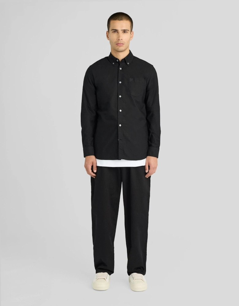 Tonal Button Down Oxford Shirt