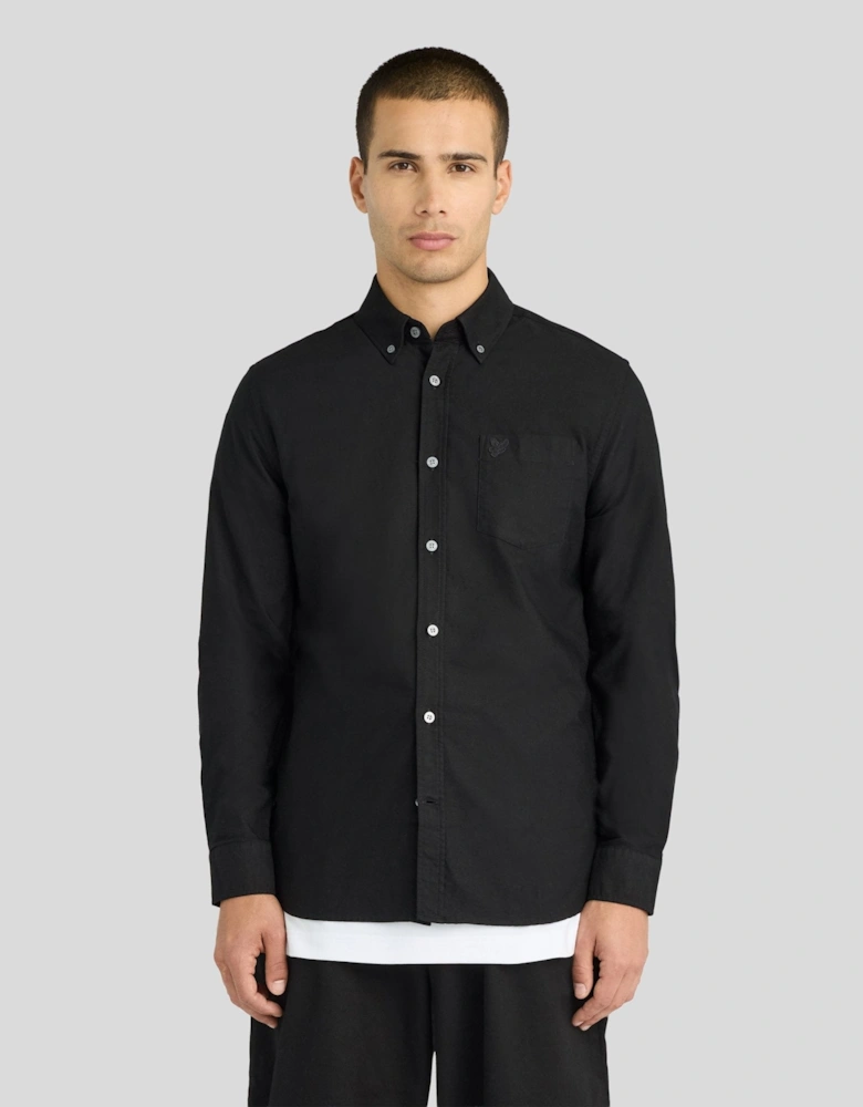 Tonal Button Down Oxford Shirt