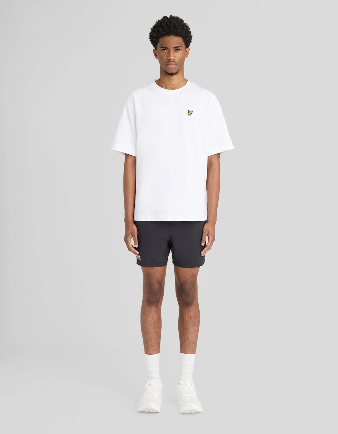 Lyle And Scott Men's Black Padel Active Shorts - Size 35/34/32