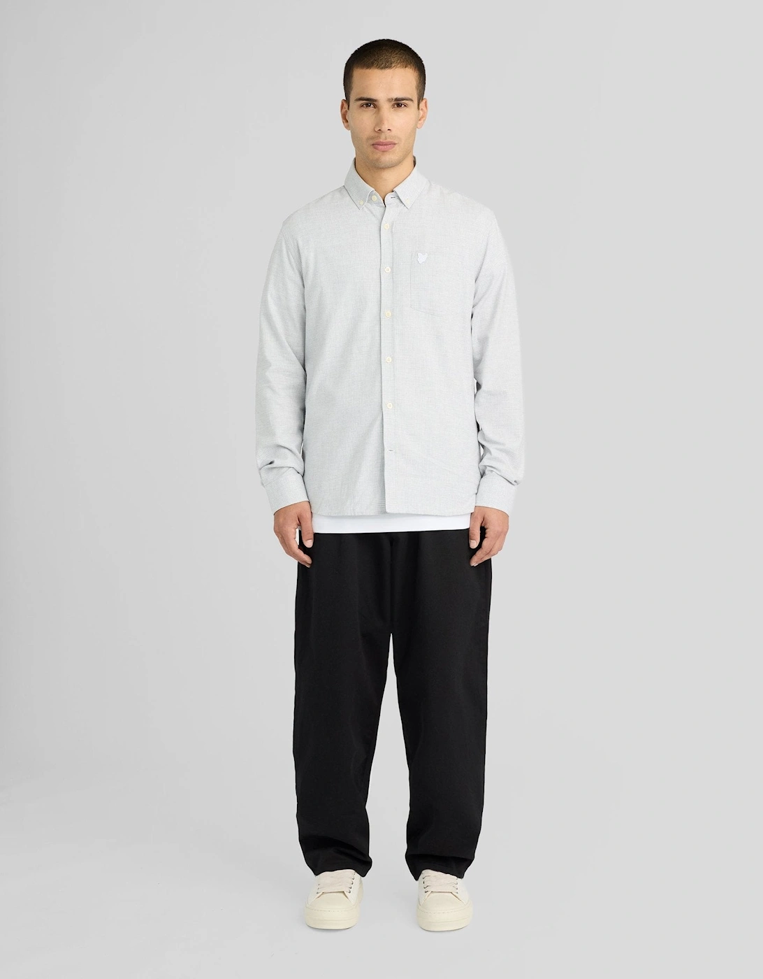 Micro-Houndstooth Shirt