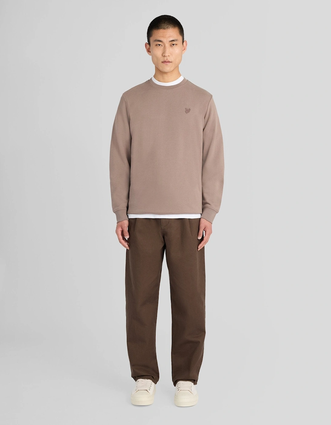 Superfine Cotton Crew Neck Sweatshirt