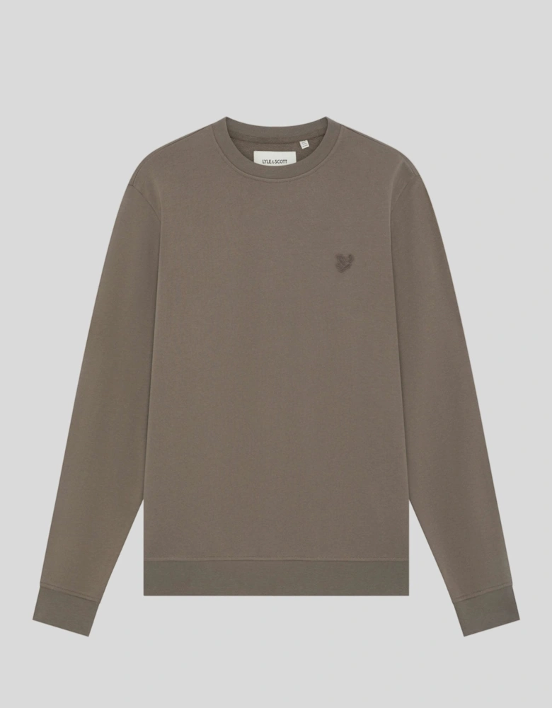 Superfine Cotton Crew Neck Sweatshirt
