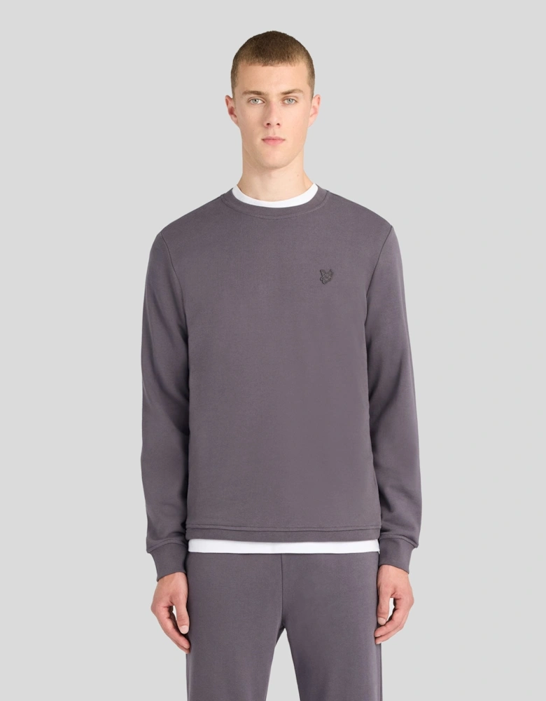 Superfine Cotton Crew Neck Sweatshirt