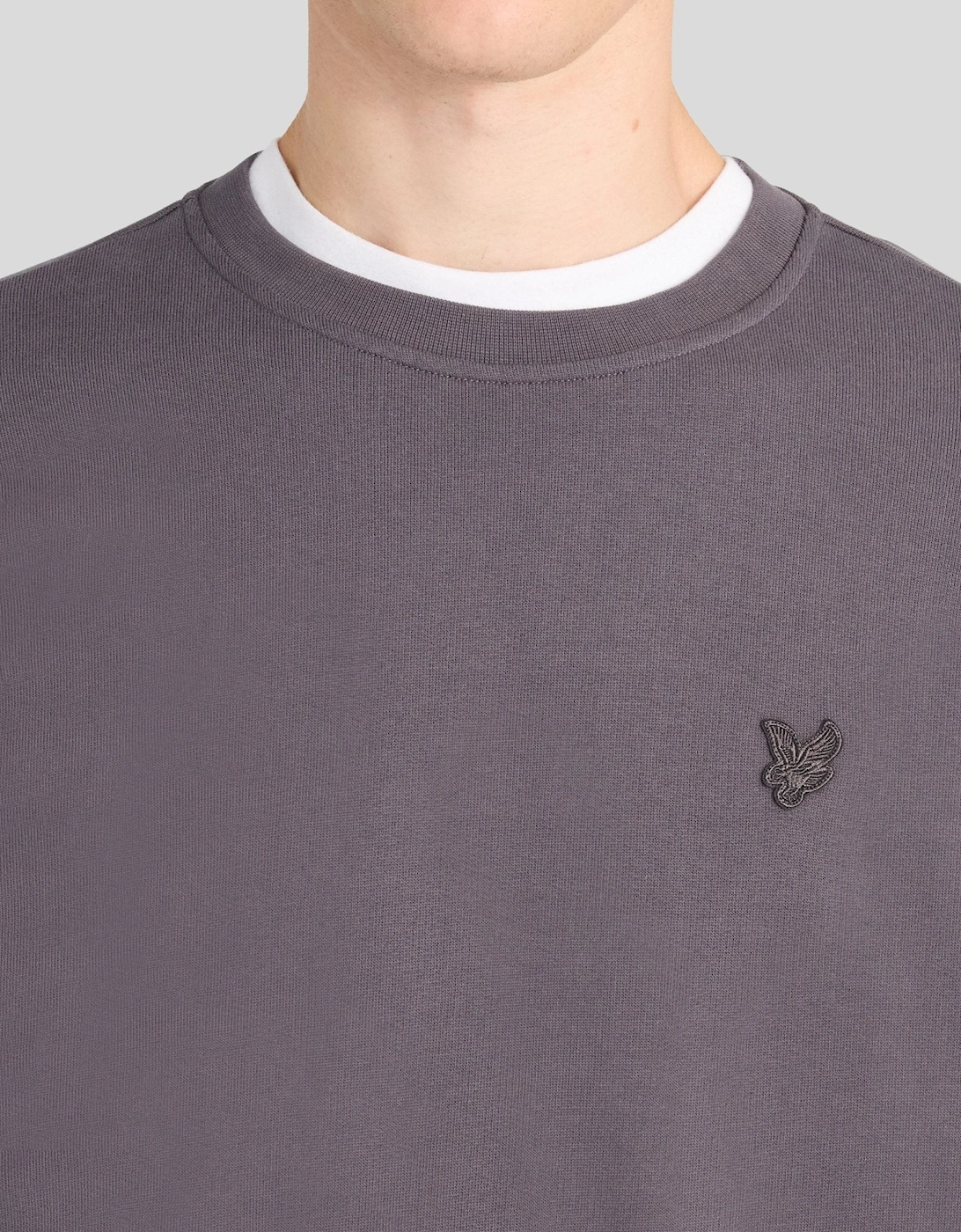 Superfine Cotton Crew Neck Sweatshirt