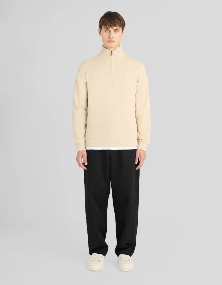 Superfine Cotton 1/4 Zip Sweatshirt