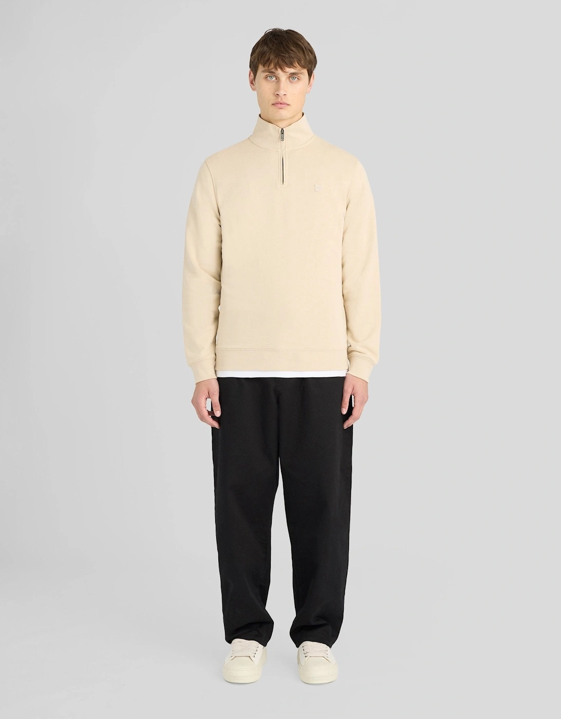 Superfine Cotton 1/4 Zip Sweatshirt