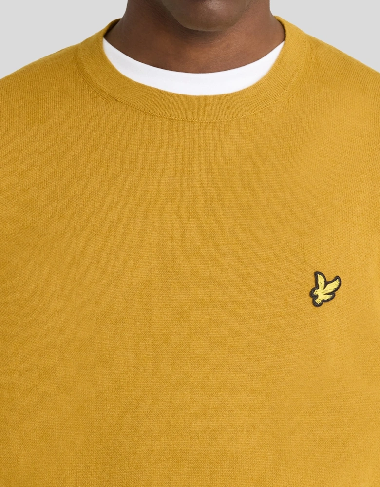 Cotton Merino Crew Neck Jumper
