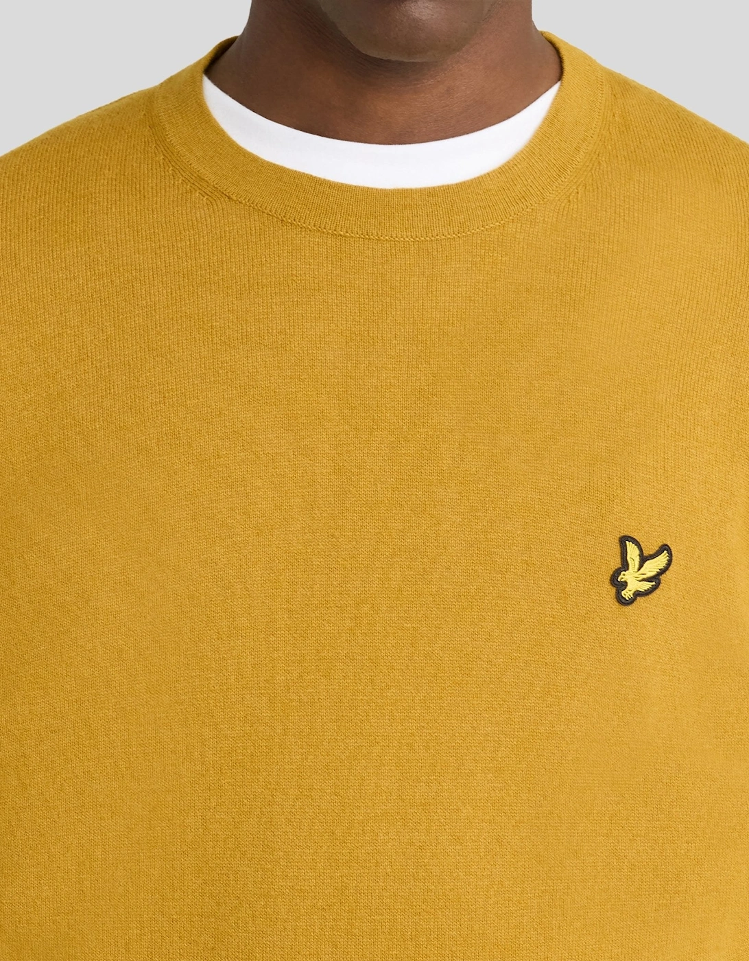 Cotton Merino Crew Neck Jumper