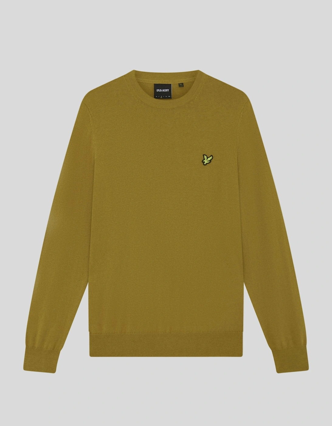 Cotton Merino Crew Neck Jumper