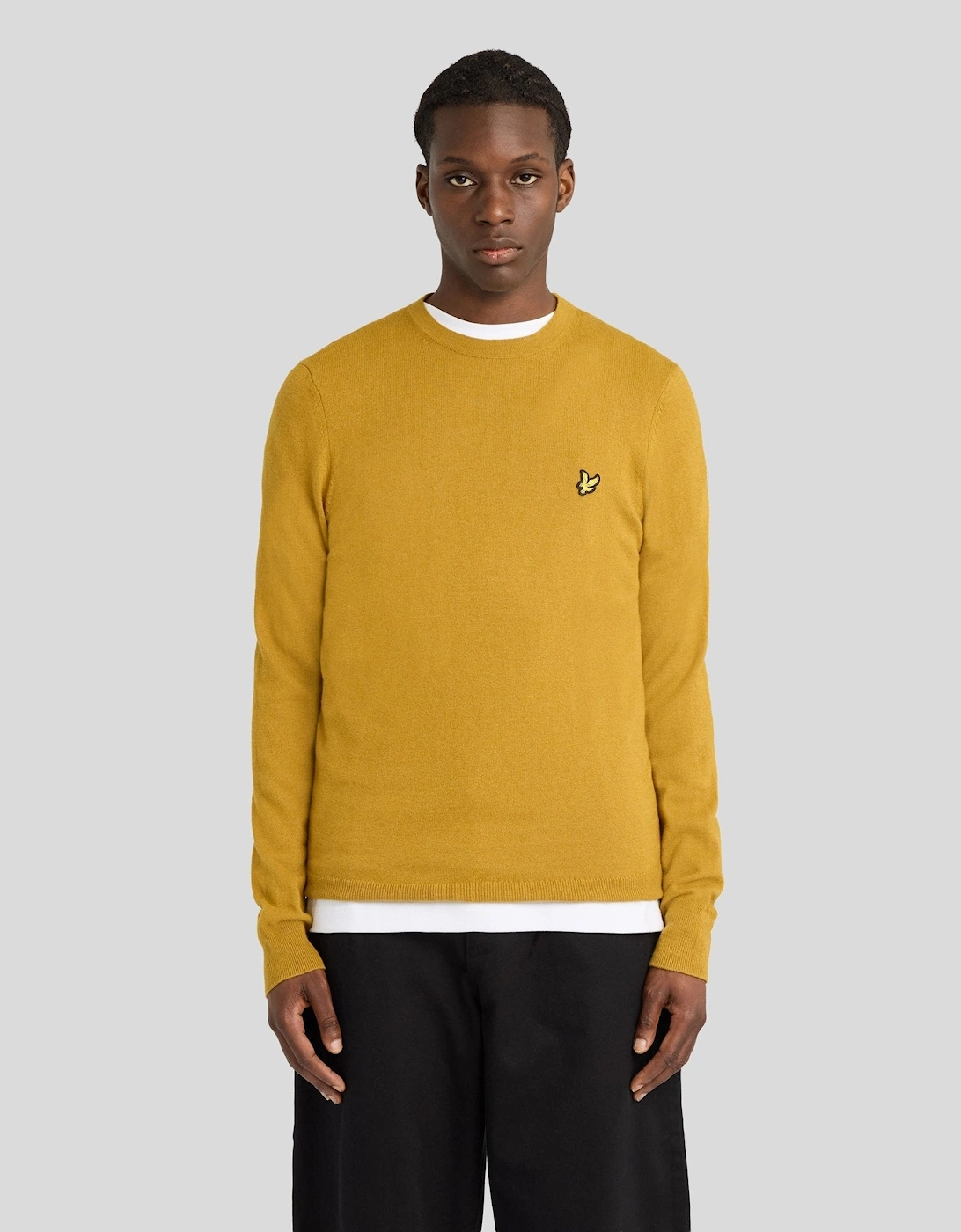 Cotton Merino Crew Neck Jumper, 7 of 6