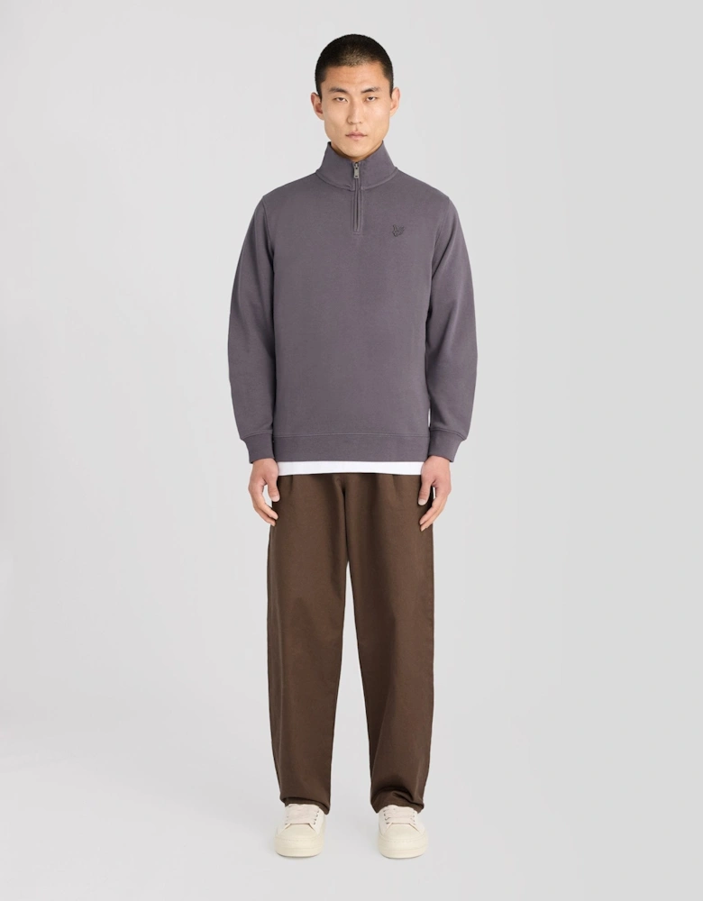 Superfine Cotton 1/4 Zip Sweatshirt