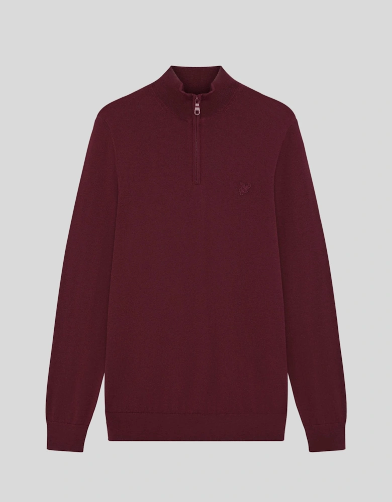 Merino Wool 1/4 Zip Jumper
