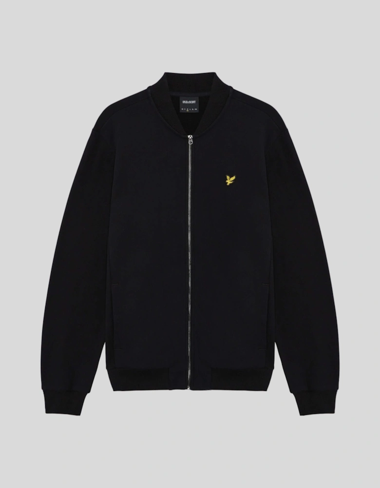 Sueded Jersey Bomber Jacket