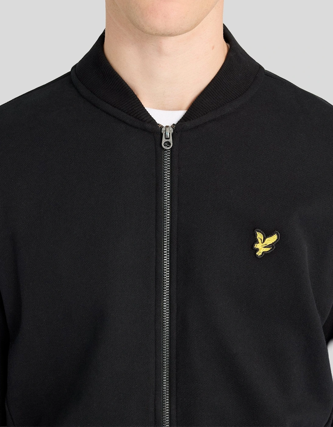 Sueded Jersey Bomber Jacket