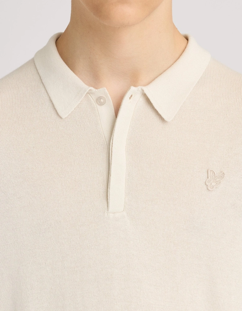 Long Sleeve Cotton Polo Shirt