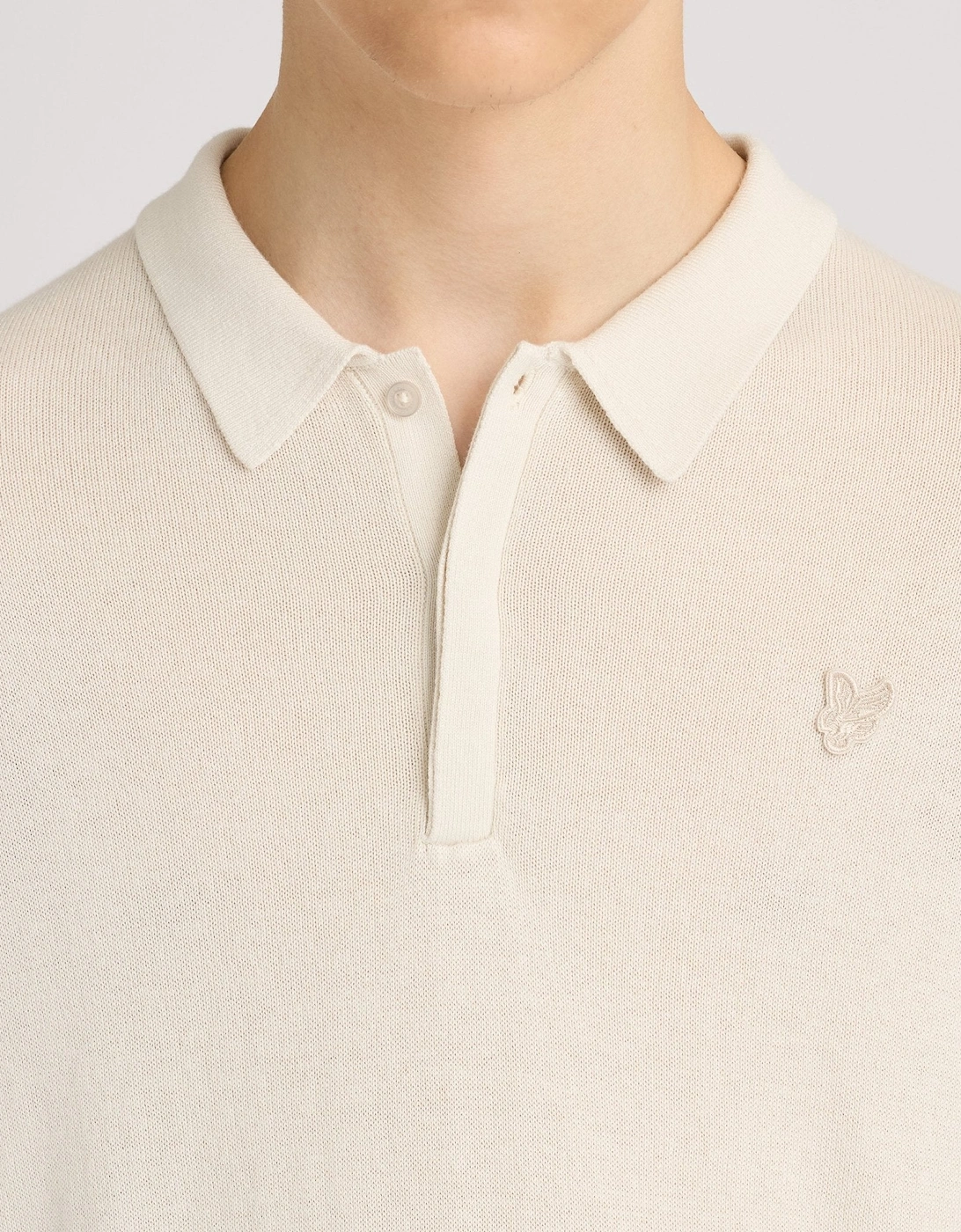 Long Sleeve Cotton Polo Shirt