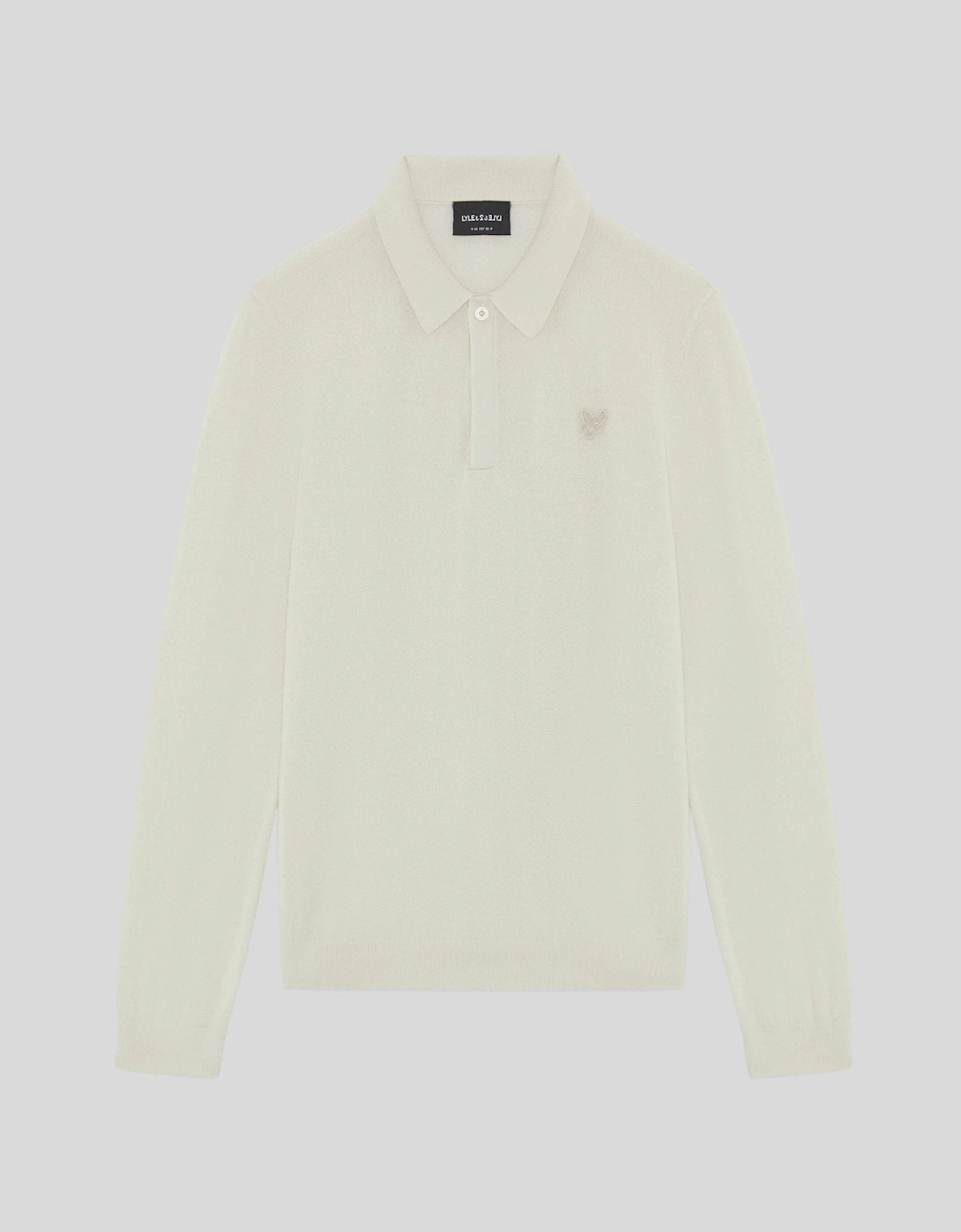 Long Sleeve Cotton Polo Shirt