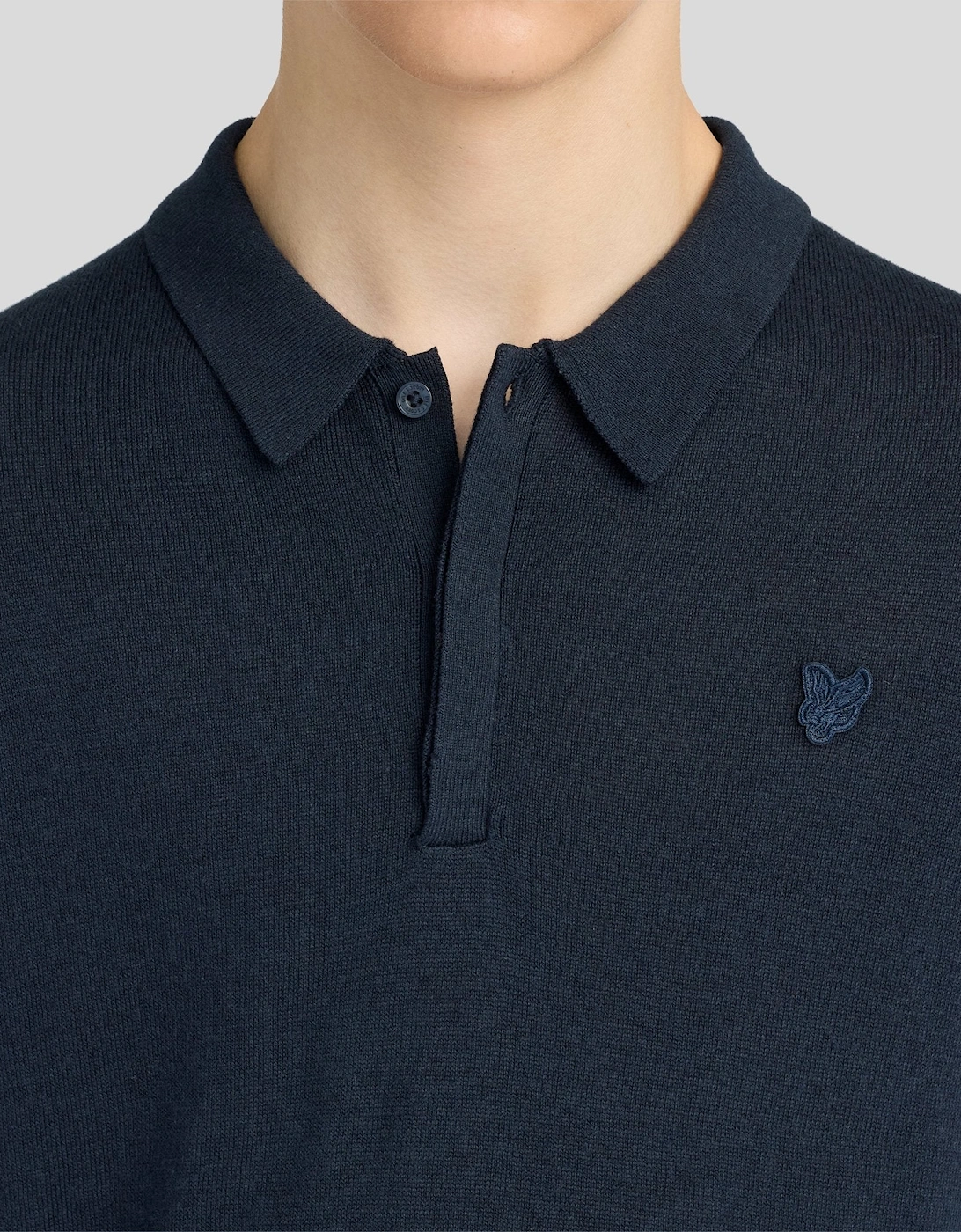 Long Sleeve Cotton Polo Shirt
