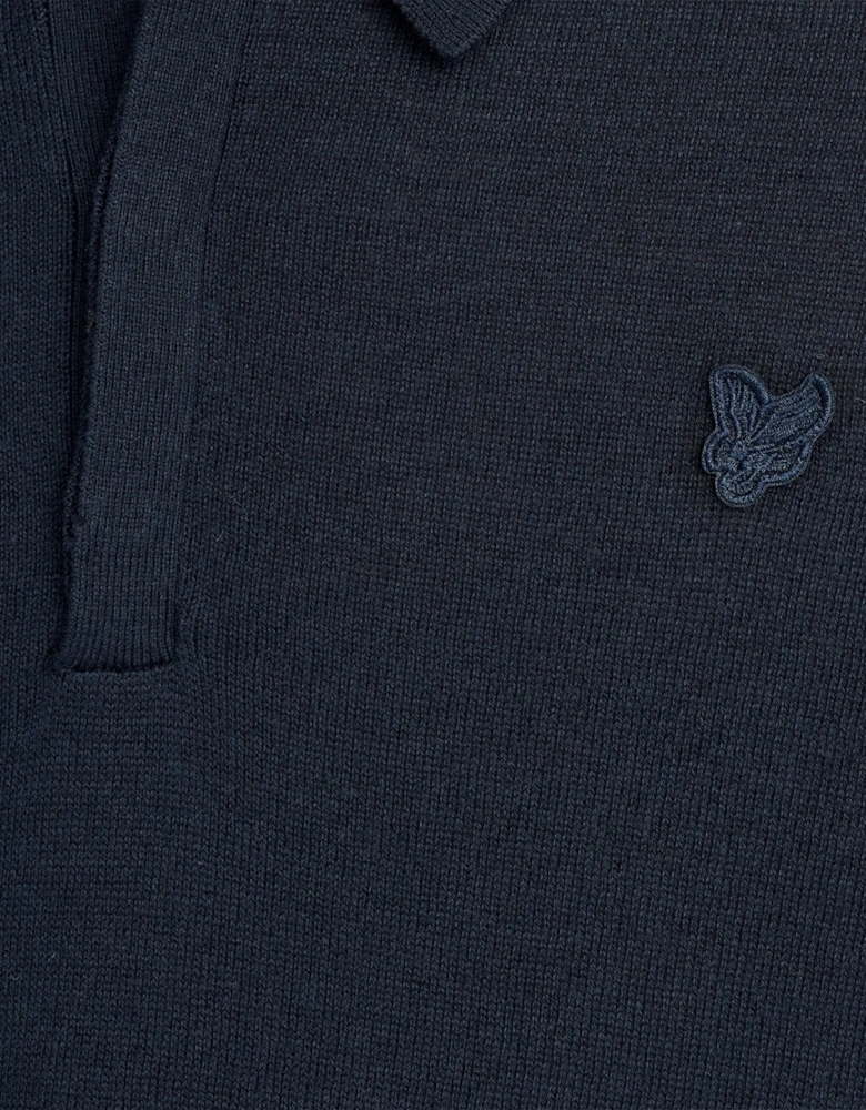 Long Sleeve Cotton Polo Shirt