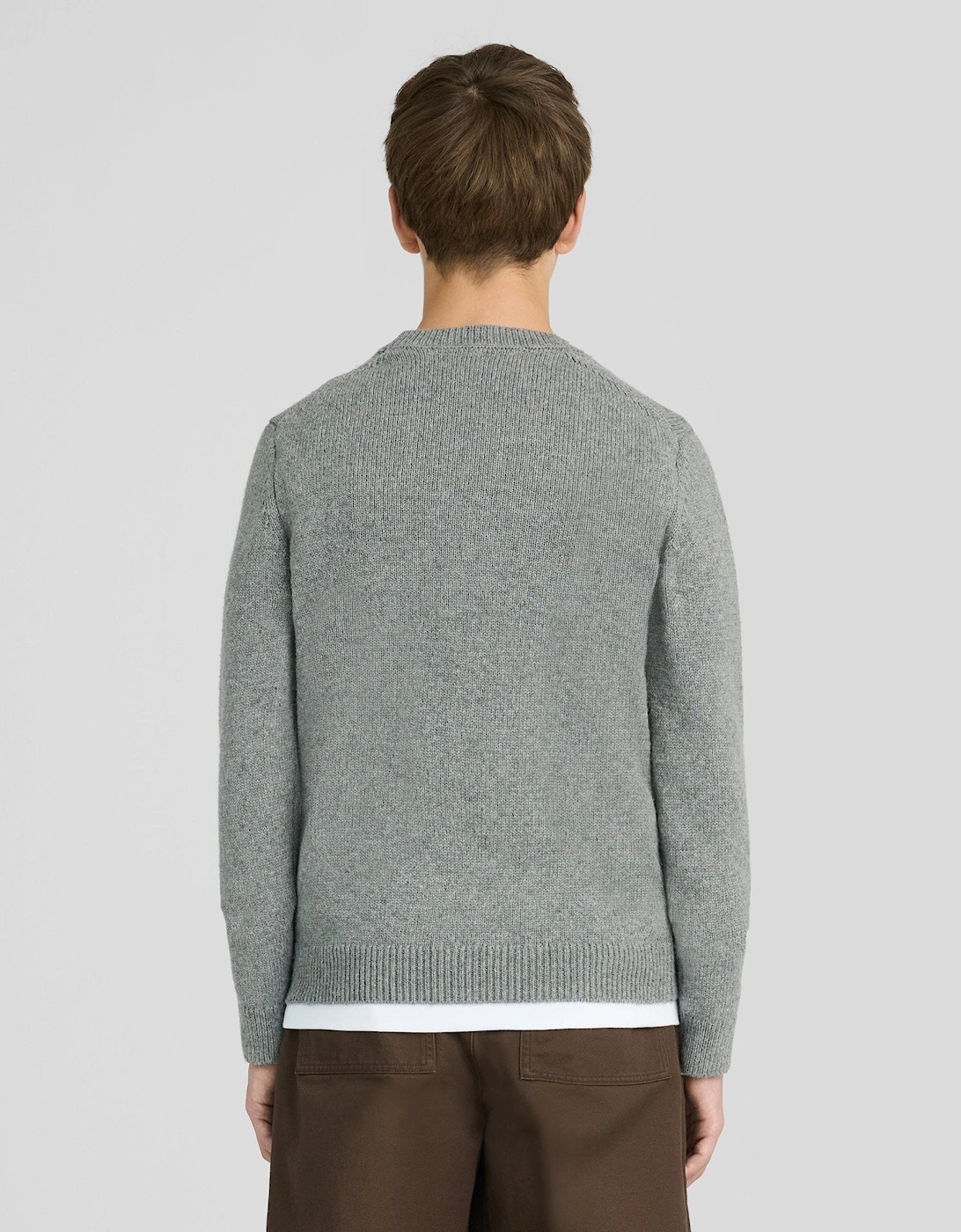 Textured Crew Neck Jumper