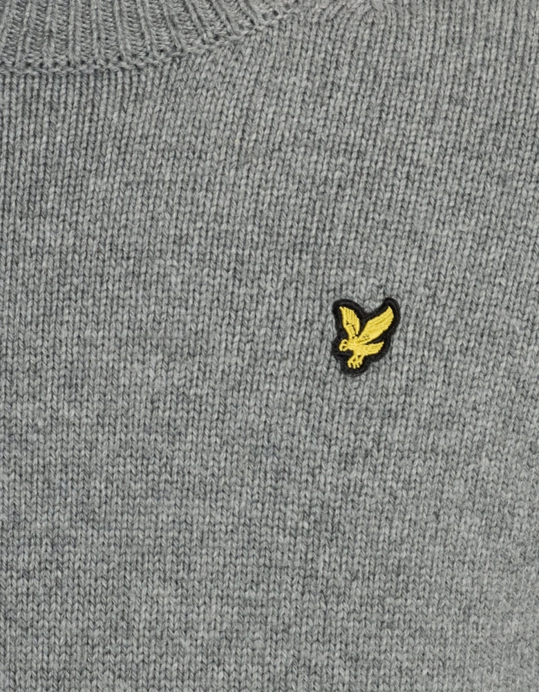 Textured Crew Neck Jumper
