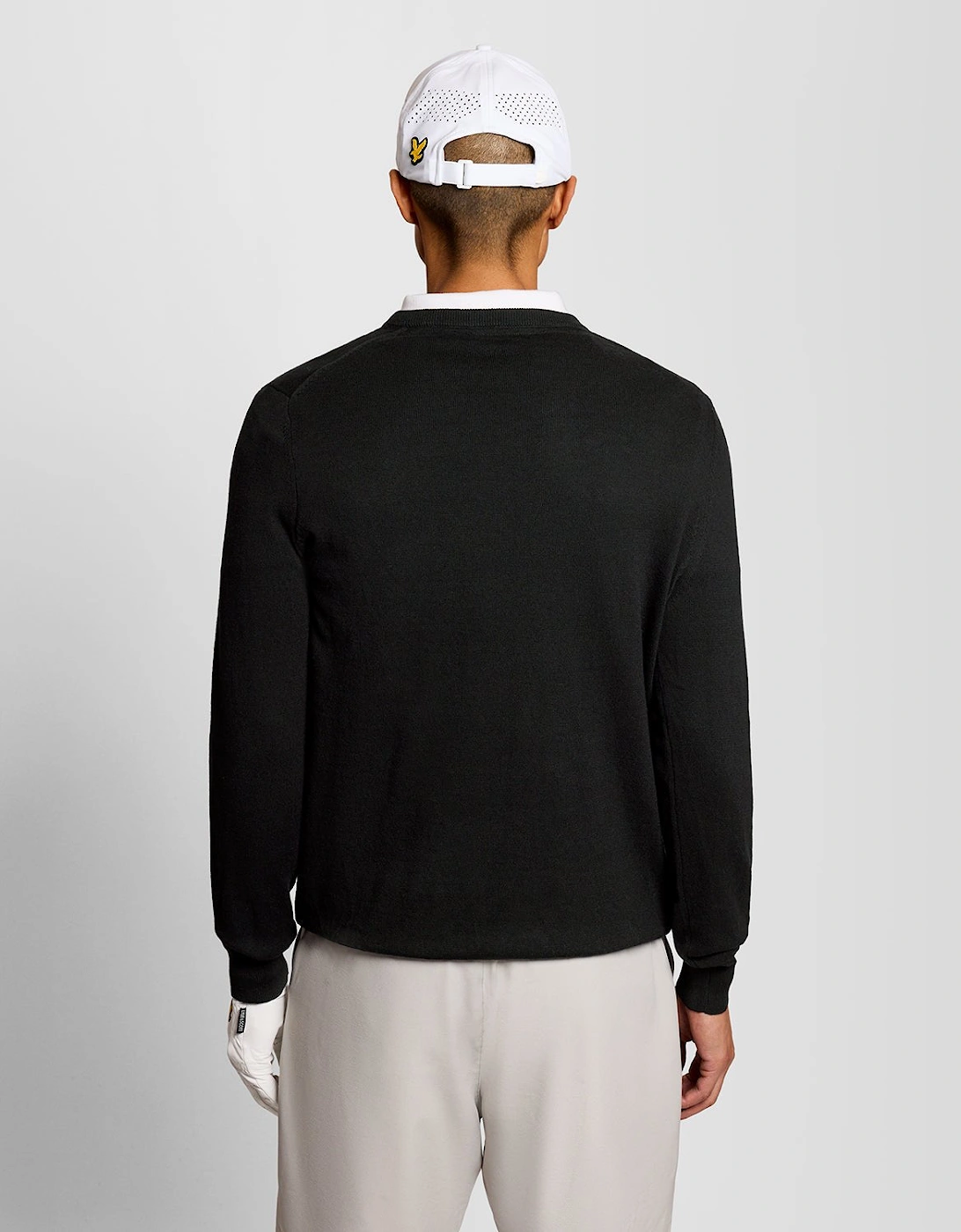Cotton Blend V-Neck Jumper