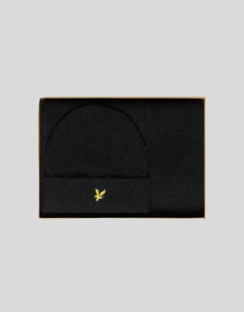 Brushed Scarf and Beanie Set