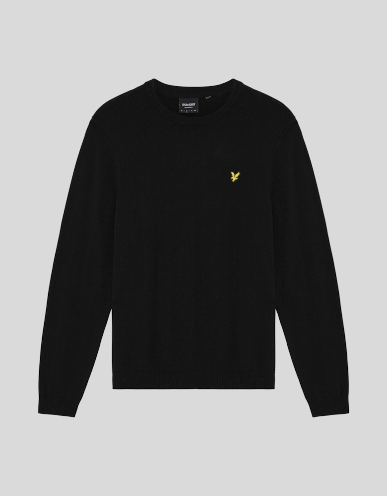 Cotton Merino Crew Neck Jumper