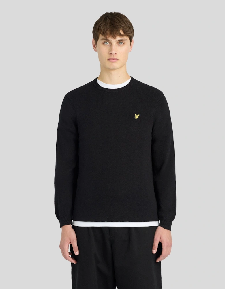 Cotton Merino Crew Neck Jumper