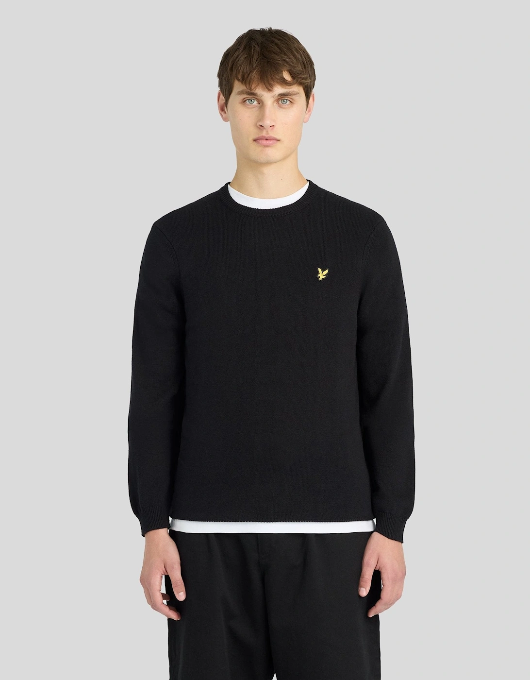 Cotton Merino Crew Neck Jumper, 7 of 6