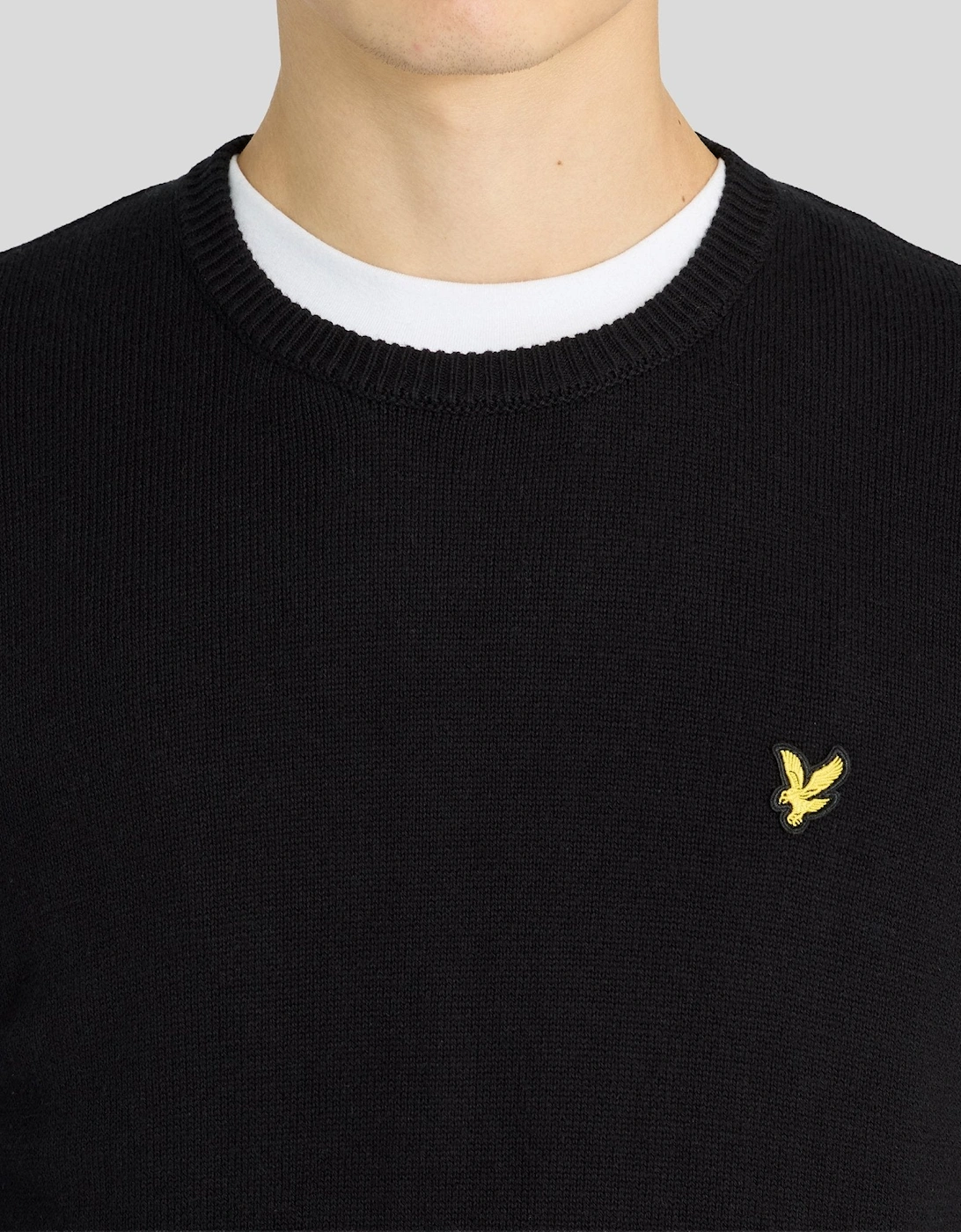 Cotton Merino Crew Neck Jumper
