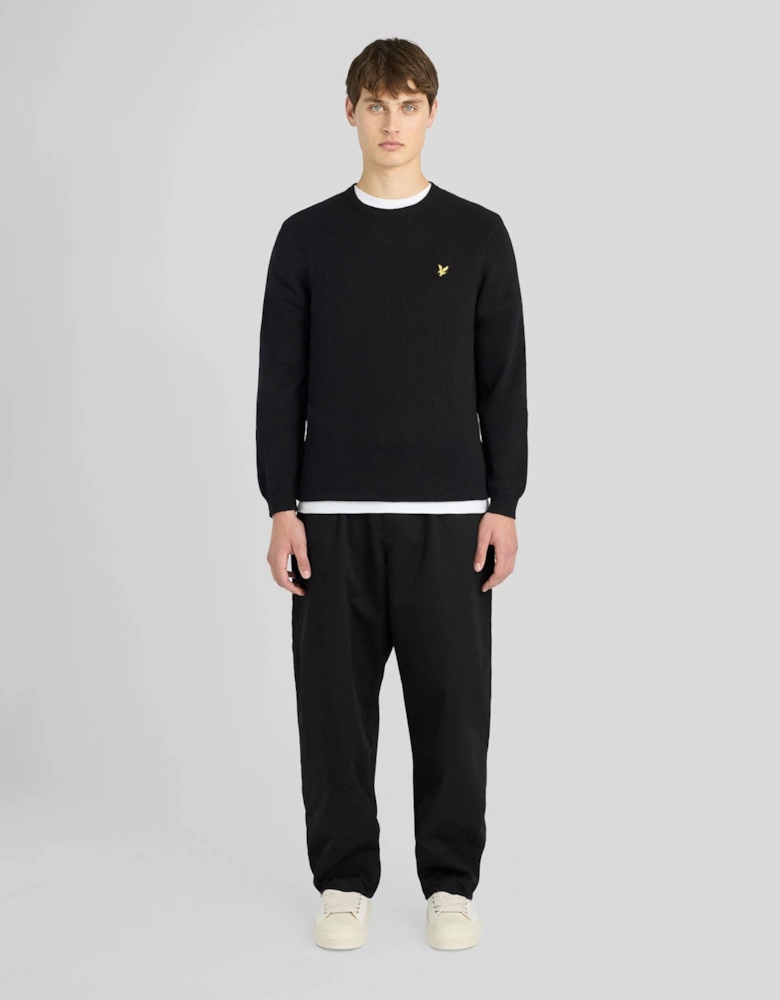 Cotton Merino Crew Neck Jumper