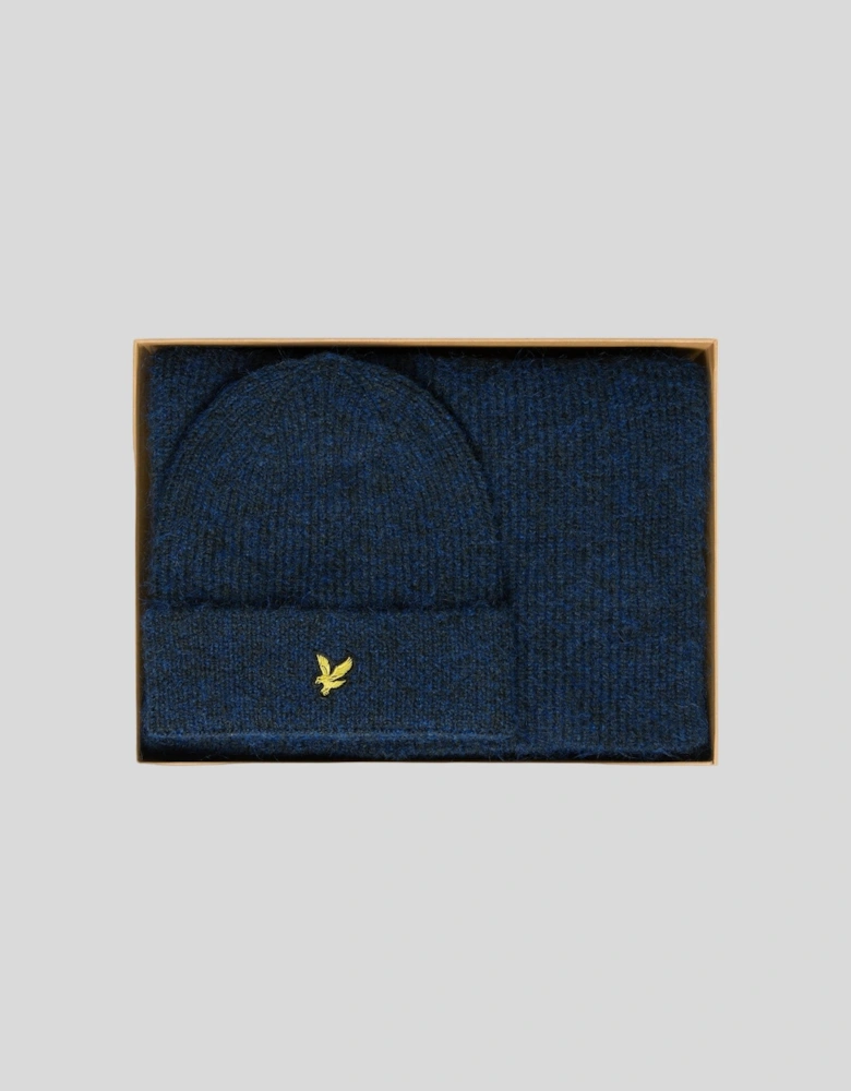 Brushed Scarf and Beanie Set